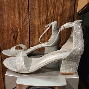 Womens Silver Heels